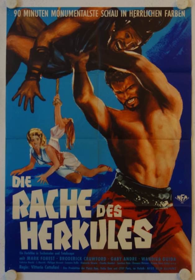 Goliath and the Dragon original release german movie poster